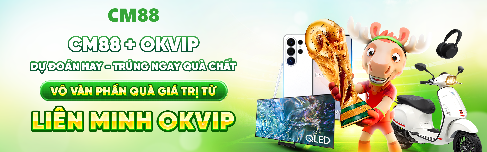 cm88 liên kết tập đoàn OKVIP mở giải hội viên dự đoán kết quả hay trúng ngay quà chất wc 2026